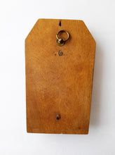Load image into Gallery viewer, Art Deco Bronze Of The Sacred Heart By Maria Caullet Nantard, 11.5x8 cm Circa 1925 Solid Bronze With Inset Wall Mount Ring