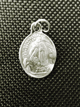 Load image into Gallery viewer, Antique Lourdes Medal, Silver, Very Early Circa 1878 and Very Rare, 1.5x1 Centimetres