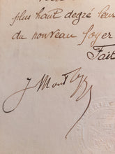 Load image into Gallery viewer, Apostolic Benediction Requested by Abbots Jean Baptiste and Henri Montagné of Pope Benedict XV With Vatican Seal and Signature 1917