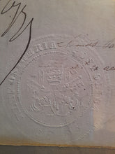 Load image into Gallery viewer, Apostolic Benediction Requested by Abbots Jean Baptiste and Henri Montagné of Pope Benedict XV With Vatican Seal and Signature 1917