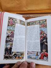 Load image into Gallery viewer, SOLD Antique Cased French 1st Communion Set, Leather Prayer Book, Offering Purse With Mother of Pearl Rosary Gold Plated Medal and Cross