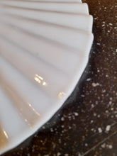 Load image into Gallery viewer, SOLD Antique French Shade, Fluted Milk Glass 26 Centimetre Diameter