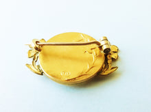 Load image into Gallery viewer, Antique Virgin Mary Brooch, By Arthus Bertrand of Paris Signed Tairac, 3x2 Centimetres, French FIX, Circa 1920, Excellent Condition