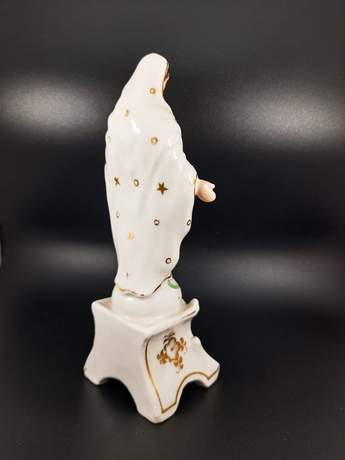 Antigua estatua de la Virgen María, Porcelaine de Paris, 21,4 cm, c. 1870