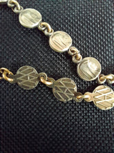 Load image into Gallery viewer, SOLD Solid Silver Rosary, 925 Silver with 22 Carat Gold Plating, Unique, 5 Decade, Leather Pouch, Beautiful Condition, Circa 1880