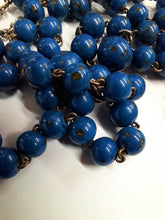Load image into Gallery viewer, SOLD Blood Jasper Rosary, Very Rare, Silver Cross and Link Medal, Circa 1850, Blood of Christ Rosary, 45 Centimetres