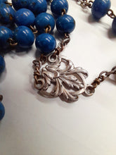 Load image into Gallery viewer, SOLD Blood Jasper Rosary, Very Rare, Silver Cross and Link Medal, Circa 1850, Blood of Christ Rosary, 45 Centimetres
