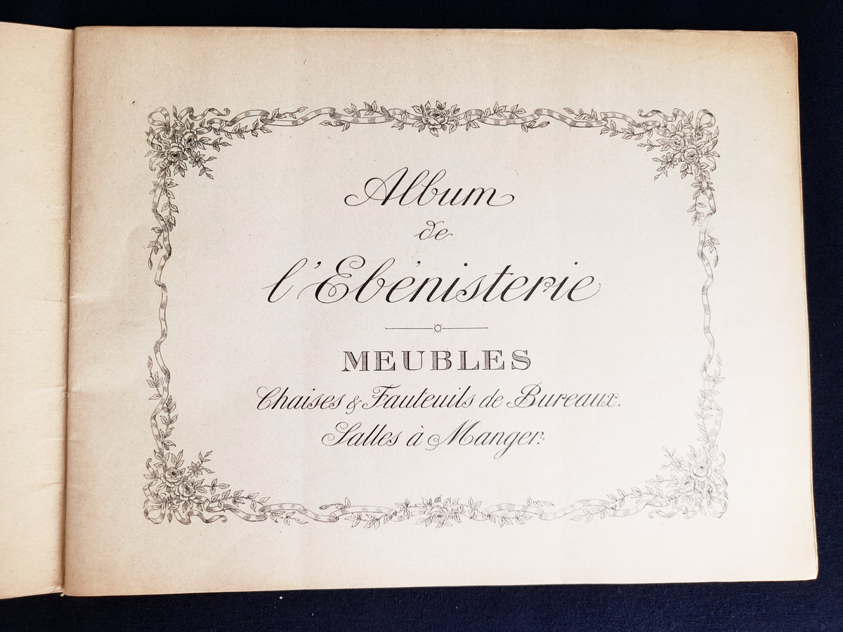 ル・ボン・マルシェ家具カタログ『Ameublements & Ébénisterie』1900年 2冊セット