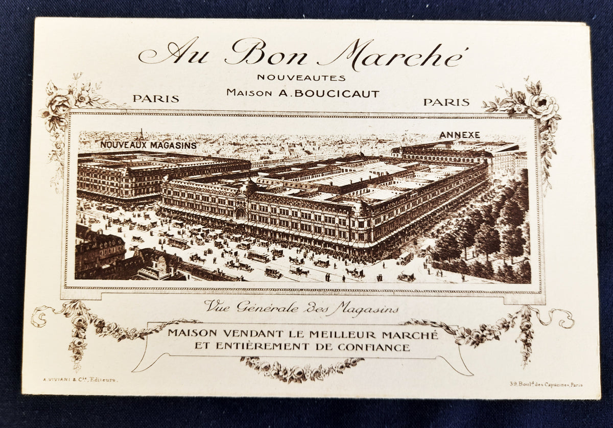 オ・ボン・マルシェ 冊子15部全巻セット - パリの街並み - 1900年頃 - 極美品