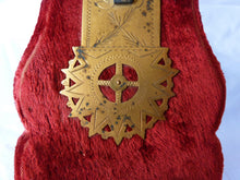 Load image into Gallery viewer, SOLD Antique Holy Water Font, Large French Benitier with Velvet Backing Napoleon III era 47 x 27 Centimetres