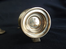 Load image into Gallery viewer, SOLD Holy Water Font, Antique Pewter Stoup, Crowned Rose Insignia On Base, Circa 1860