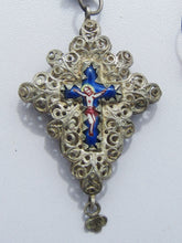 Load image into Gallery viewer, Bavarian Coral Rosary Antique Silver And Coral 'Beidermeier' Rosary, Stunning Condition, 5 Decade, 48 cm Long, Circa 1840