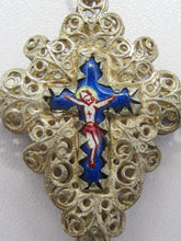 Load image into Gallery viewer, Bavarian Coral Rosary Antique Silver And Coral 'Beidermeier' Rosary, Stunning Condition, 5 Decade, 48 cm Long, Circa 1840