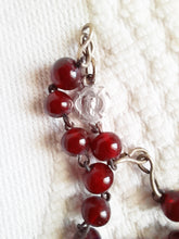 Load image into Gallery viewer, Antique French Rosary Solid Silver Art Nouveau From Lourdes France Five Decade Late 19th Century
