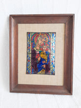 Load image into Gallery viewer, Limoges Enamel Of The Virgin Mary With Jesus by Marguerite Sornin, Detail From Stained Glass Windows At Bourges Cathedral