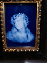 Load image into Gallery viewer, Marcel Chaufriasse Limoges Porcelain Pate-Sur-Pate Plaque, Portrait of Christ With The Crown Of Thorns Signed By The Artist