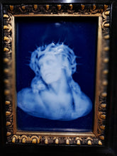 Load image into Gallery viewer, Marcel Chaufriasse Limoges Porcelain Pate-Sur-Pate Plaque, Portrait of Christ With The Crown Of Thorns Signed By The Artist