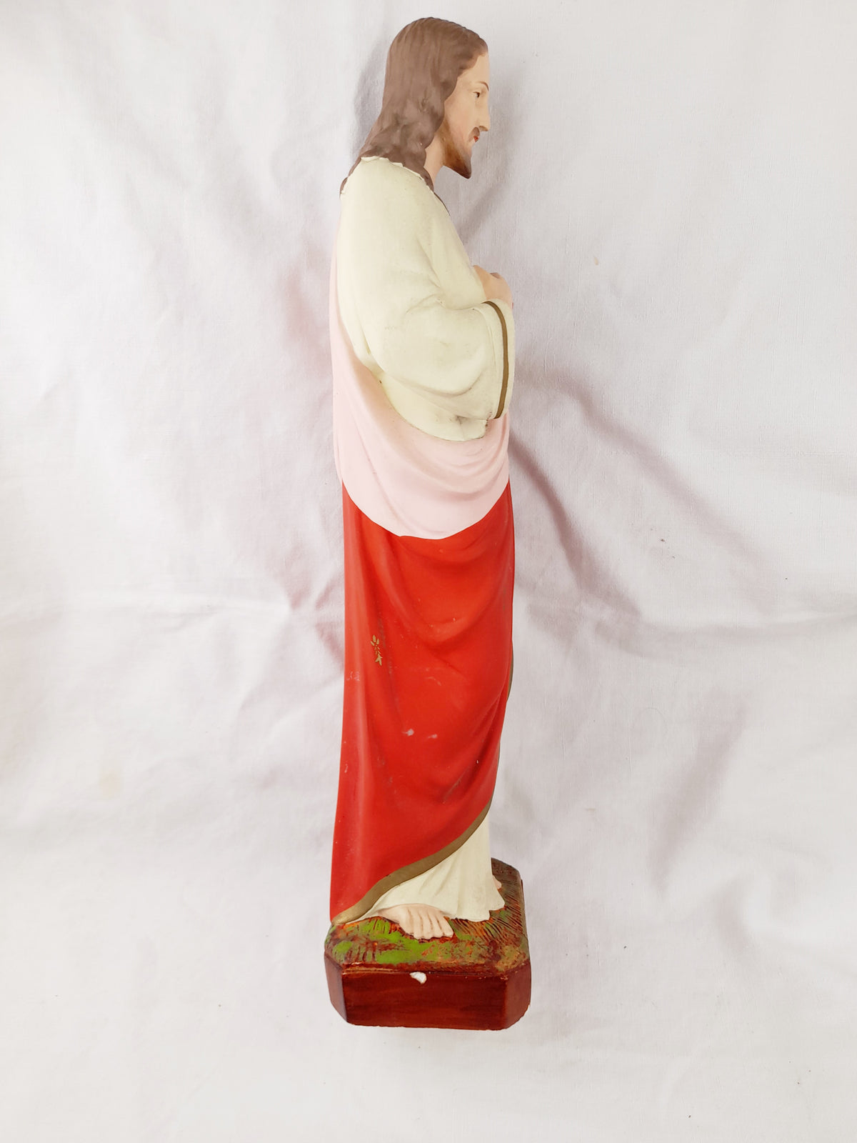 アンティーク イエス・キリストの聖心像、46 cm、1860年頃