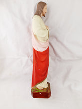 Load image into Gallery viewer, Sacred Heart Of Jesus Statue, Circa 1860, Sacré Coeur de Jésus, 46 cm Tall, Beautifully Detailed