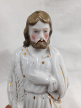Load image into Gallery viewer, Saint Joseph Statue, Porcelain of Paris, Circa 1860, Beautiful Condition, 24.6 Centimetres Tall