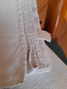 Antique French Hemp Towels, Chateau Linen Unused, 37x41 or 37x36  inch sizes available Circa 1880, Set of 4, Handmade and Hand Sewn, Mono SM