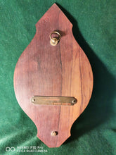 Load image into Gallery viewer, Holy Water Font, Oak Base With Gilded Bronze Plate and Bronze Corpus Christi, Presentation to Louis Tisserand 1906, 30x16 Centimetres