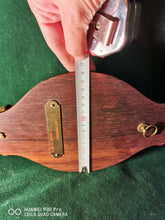Load image into Gallery viewer, Holy Water Font, Oak Base With Gilded Bronze Plate and Bronze Corpus Christi, Presentation to Louis Tisserand 1906, 30x16 Centimetres