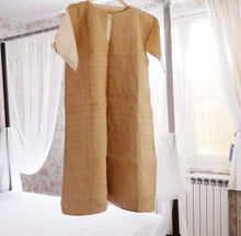Load image into Gallery viewer, Antique Hemp Nightdress/Shirt, Unused, French, Winter/Autumn Weight Circa 1860 Unused