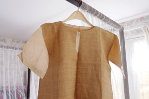 Antique Hemp Nightdress/Shirt, Unused, French, Winter/Autumn Weight Circa 1860 Unused