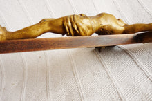 Load image into Gallery viewer, Large Antique Chapel Cross, Oak Cross With Cast Bronze Corpus Christi, Circa 1860