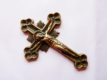 Load image into Gallery viewer, Bronze Wall Cross In The Style of Max Le Verrier, French Circa 1930, 19x14.5 Centimetres, Excellent Condition