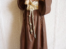 Load image into Gallery viewer, St Anthony Of Padua, Antique Polychrome Statue, Circa 1850, Lovely Condition, 32 Centimetres Tall