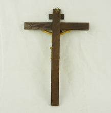 Load image into Gallery viewer, Antique Crucifix, Cold Painted Bronze, Probably Austrian, Early 19th Century, 27 x 19 Centimetres