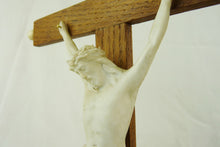 Load image into Gallery viewer, Antique Dutch Holy Water Font by Petrus Regout of Maastricht, 19th Century, Corpus Christi In Bisque circa 1850
