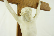 Load image into Gallery viewer, Antique Dutch Holy Water Font by Petrus Regout of Maastricht, 19th Century, Corpus Christi In Bisque circa 1850