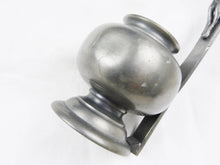 Load image into Gallery viewer, SOLD Holy Water Font, Antique Pewter Stoup, Frog Insignia On Base, Circa 1860