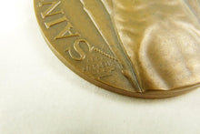 Load image into Gallery viewer, Art Deco Bronze Medal of Saint Andrew The Apostle by Abel La Fleur in 1950