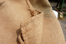 Load image into Gallery viewer, Antique Hemp Potash Sacks, Two 46 x 24 Ins, Circa 1920,  Rustic Sacks From Mines At Alsace