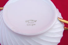 Load image into Gallery viewer, Haviland Limoges Porcelain Double Handled Bowl circa 1960 Stamped Haviland France Limoges