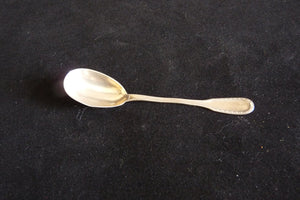 Master Salt Spoon, Antique Olier & Caron Master Salt Spoon Solid Silver circa 1910