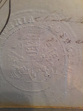 Load image into Gallery viewer, Apostolic Benediction Requested by Abbots Jean Baptiste and Henri Montagné of Pope Benedict XV With Vatican Seal and Signature 1917