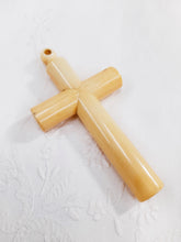 Load image into Gallery viewer, Antique Cradle Cross, Croix De Berceau, French Circa 1860, Finely Carved, Excellent Condition, 11 x 6 x 1.5 Cm