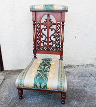 Load image into Gallery viewer, SOLD Antique Prayer Chair, French Prie Dieu, Carved Walnut Circa 1810, Excellent Antique Condition