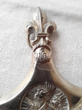 Load image into Gallery viewer, Chapel Cross French, Nickel Plated Spelter 18 x 11 Centimetres Circa 1890