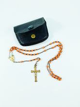 Load image into Gallery viewer, Antique Coral Rosary, French, Made By Adolphe Penin, Hallmarked, Vermeil Cross Medals and Chain, 32 cm Lady's or Child's