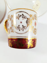 Load image into Gallery viewer, SOLD Lourdes Souvenir Coffee Cups by Fontanille et Marraud of Limoges France, Perfect Condition, Circa 1943