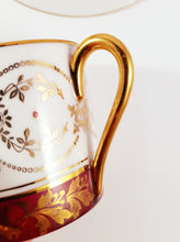 Load image into Gallery viewer, SOLD Lourdes Souvenir Coffee Cups by Fontanille et Marraud of Limoges France, Perfect Condition, Circa 1943