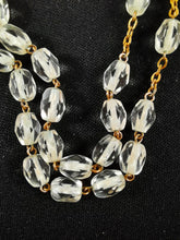 Load image into Gallery viewer, Art Deco Rosary, 22k Rolled Gold Cross, Links and Chain, Hand Cut, Rock Crystal Beads, Hallmarked, Circa 1925
