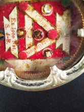 Load image into Gallery viewer, Silver Passion Reliquary of the Column of Flagellation of Jesus Christ Plus 5 Important Relics Circa 1800. Intact wax seal