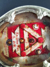 Load image into Gallery viewer, Silver Passion Reliquary of the Column of Flagellation of Jesus Christ Plus 5 Important Relics Circa 1800. Intact wax seal